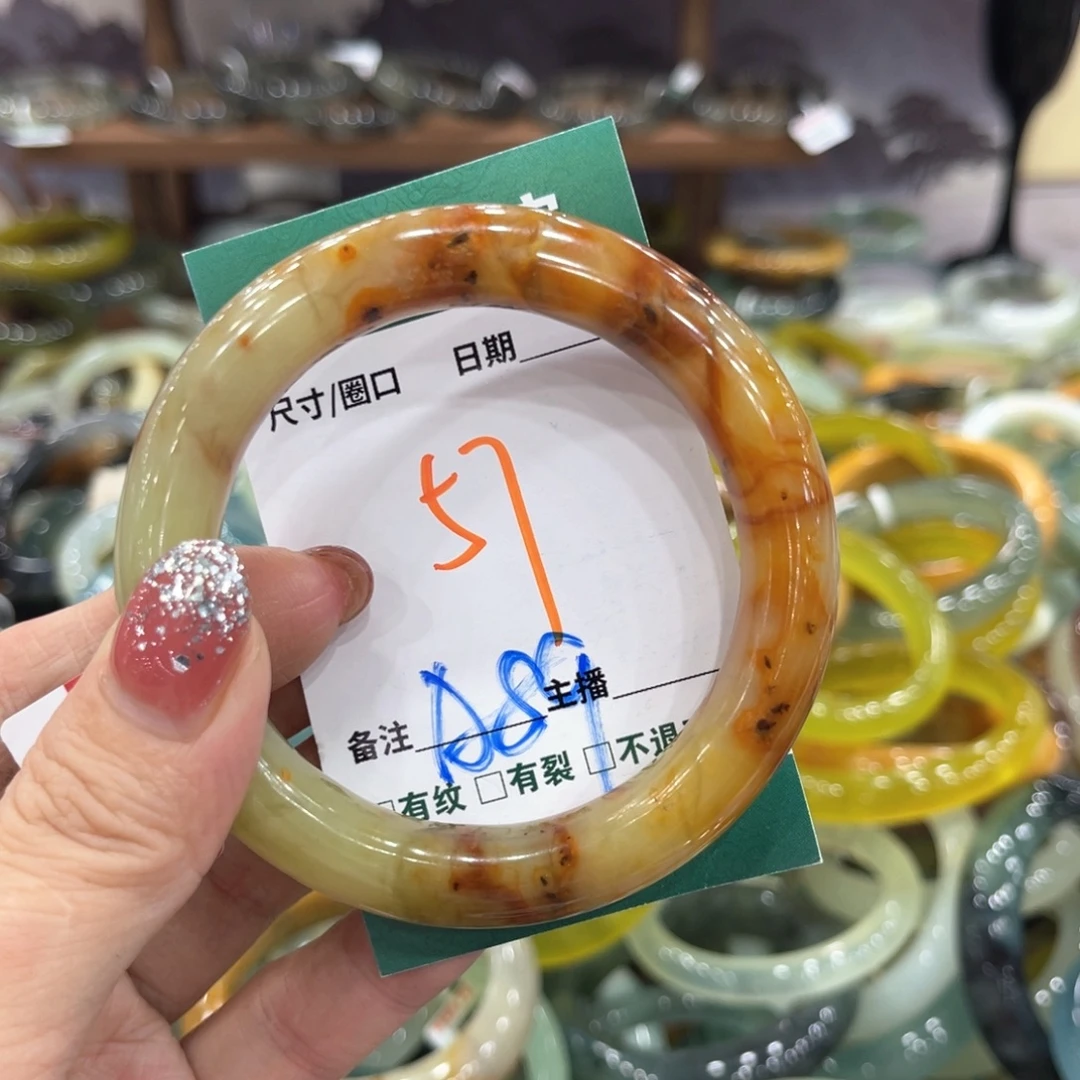 未镶嵌蛇纹石玉手镯手镯