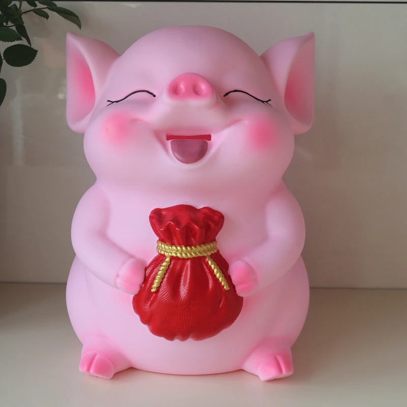 生肖小猪存钱罐2026年新款只进不出大号防摔儿童生日礼物国潮摆件