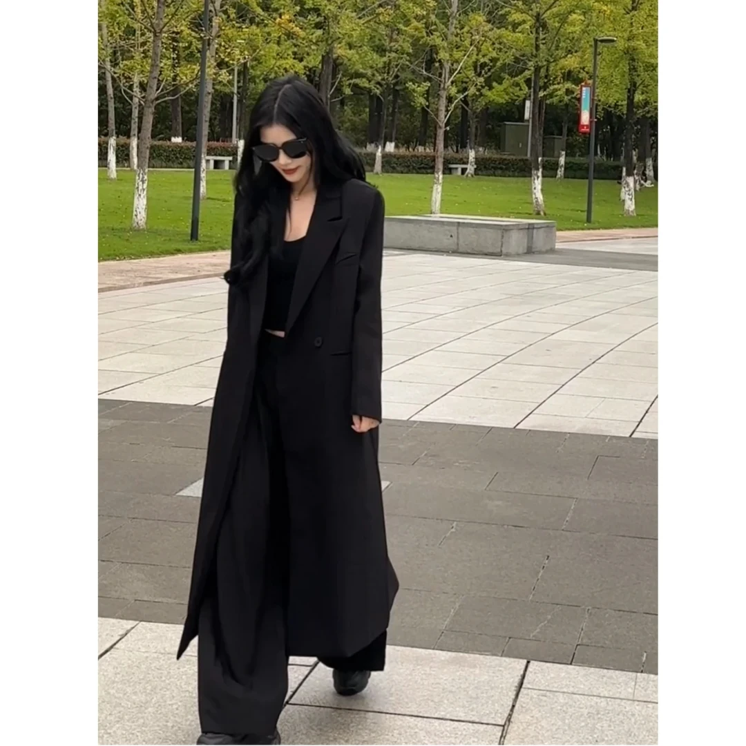 秋冬西装外套女2025秋冬新款韩版宽松时尚气质百搭大衣西服女款