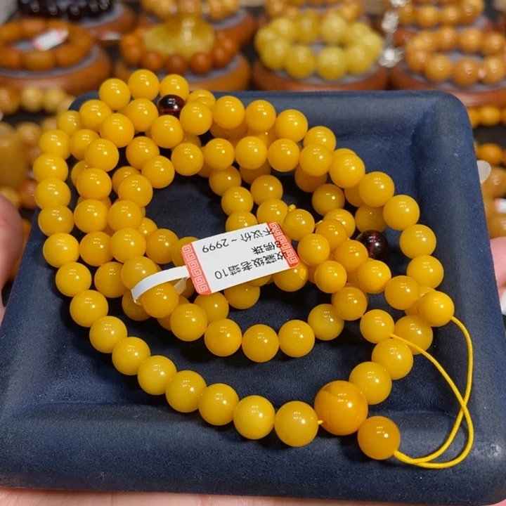 蜜蜡手链未镶嵌蜜蜡