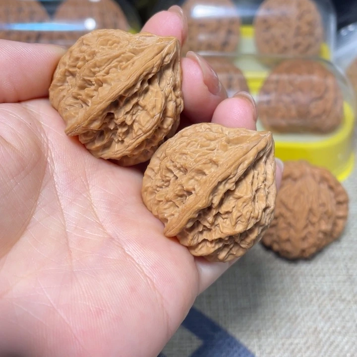 吊坠文玩核桃34火焰
