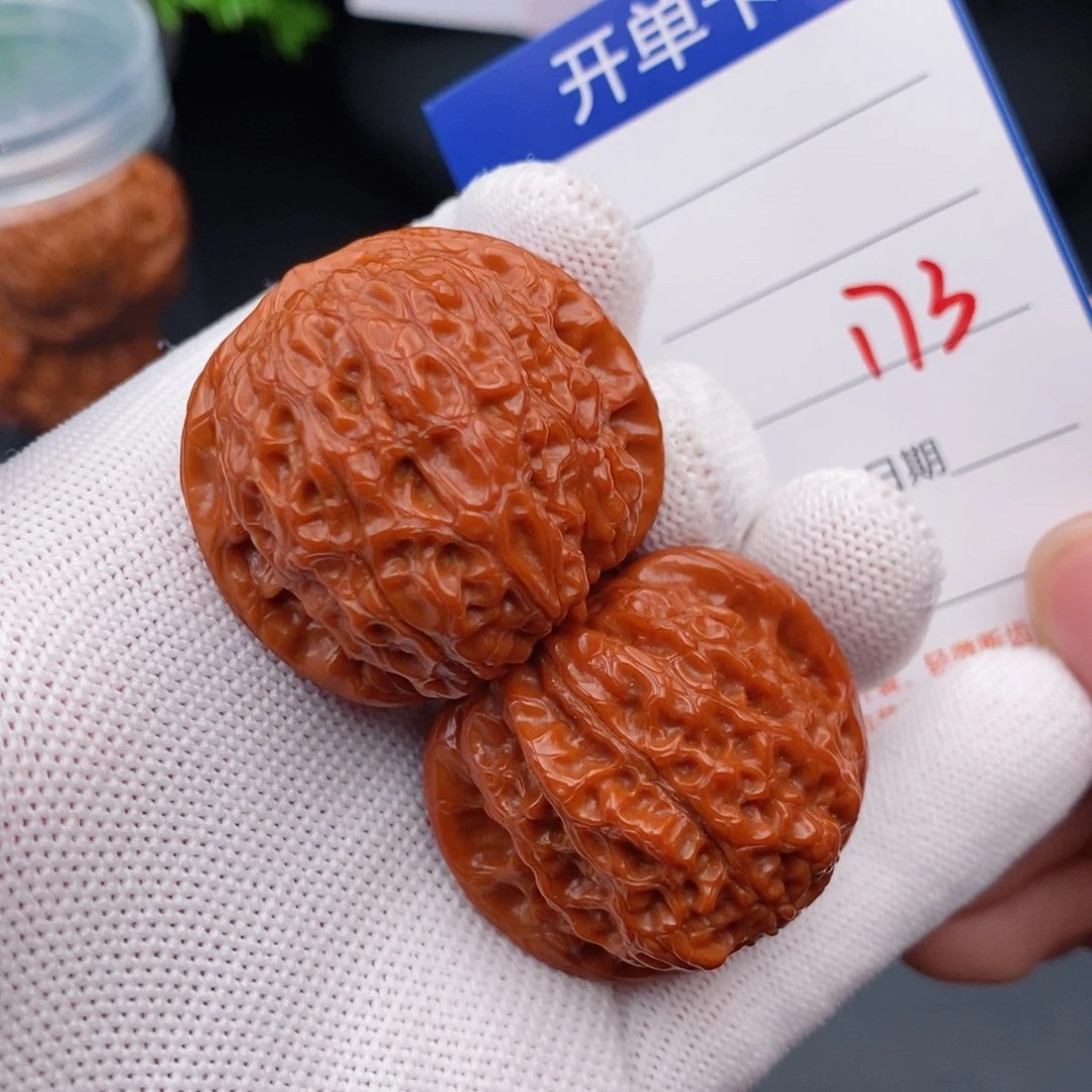 文玩核桃把件37血麒麟173