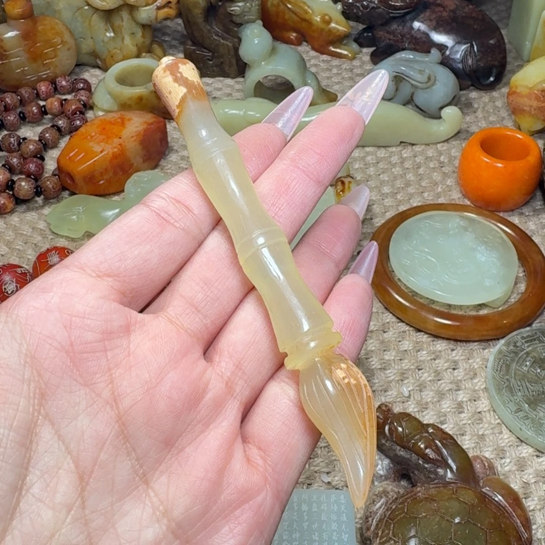 白玉菩提吊坠挂件