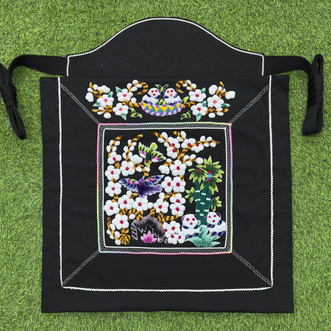 大号薄款纯手工拋花背带四季款尺寸 86cm×71cm，解放双手带娃神器