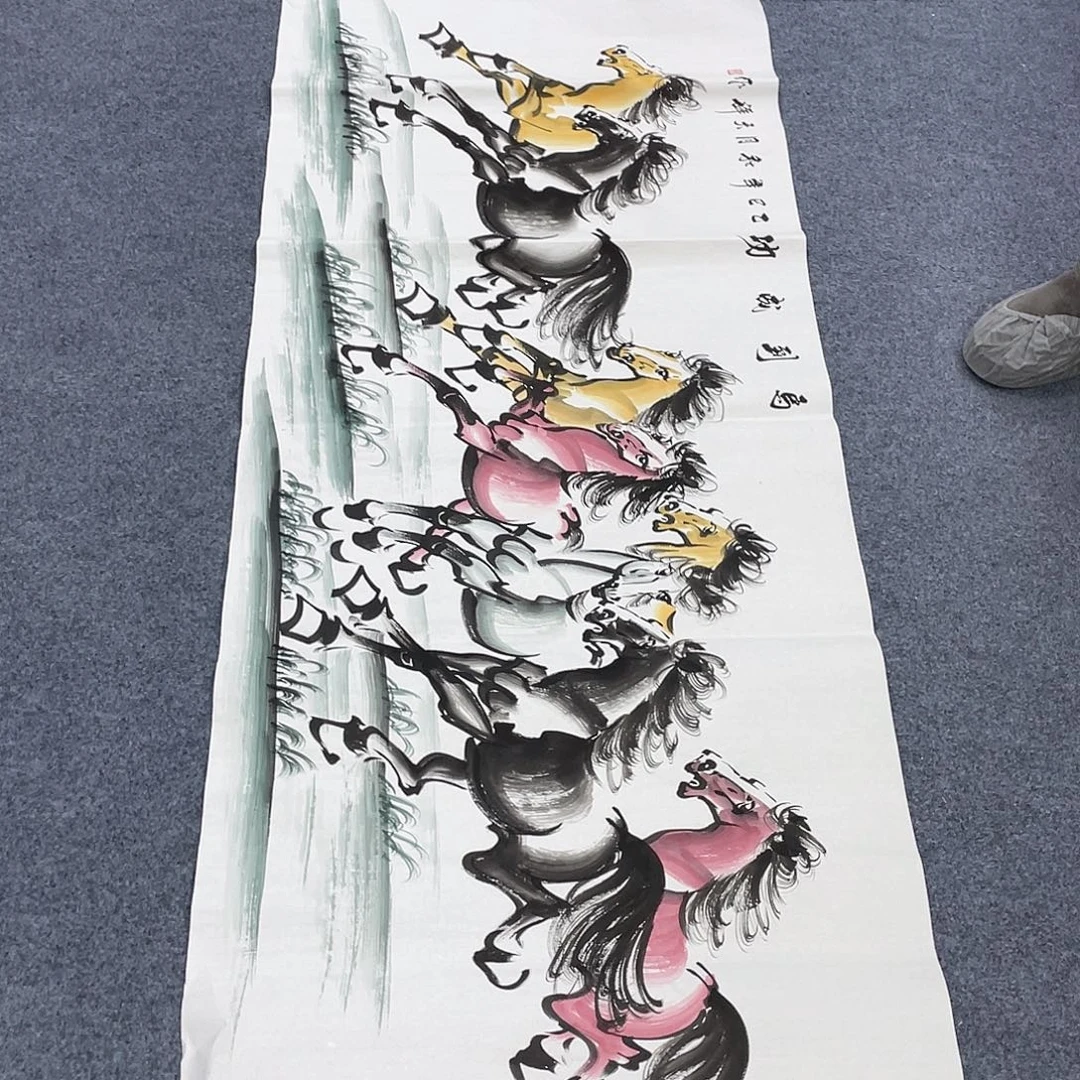 国画国画作品小姐姐放漏…