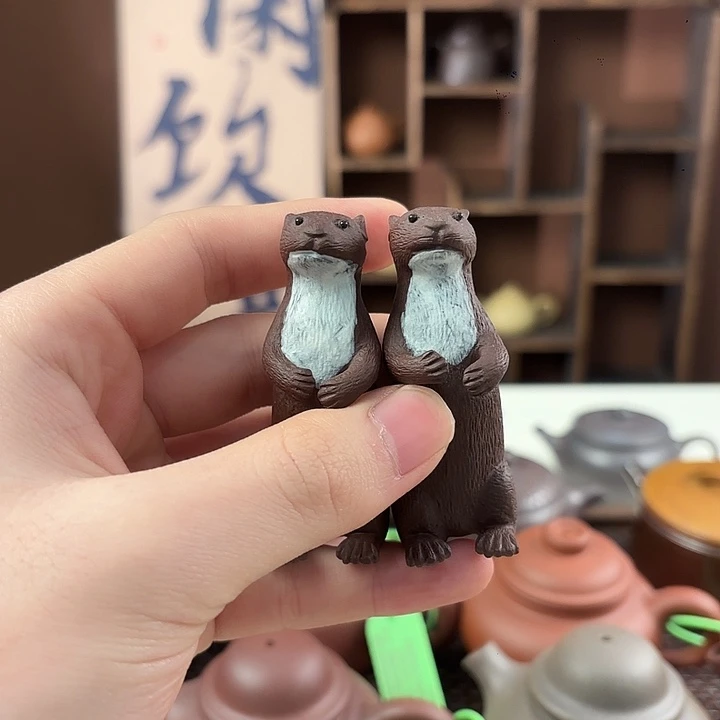 西***风茶壶紫砂宜兴紫砂平头哥茶宠