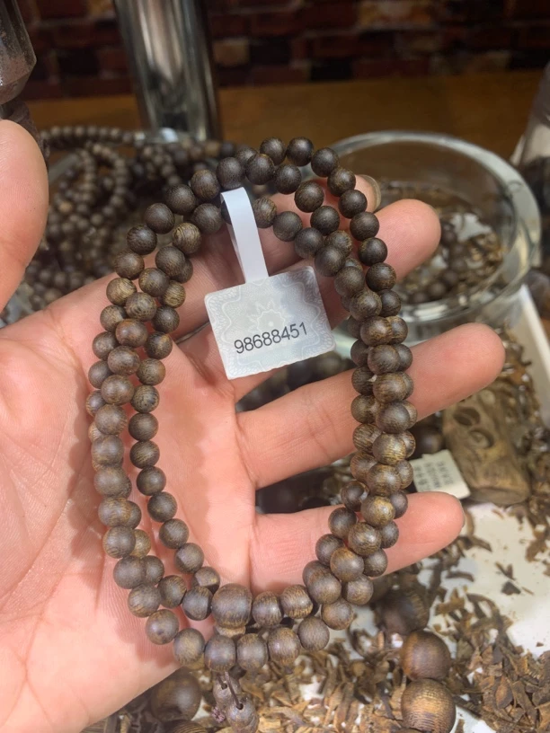 沉香手串多圈圆珠