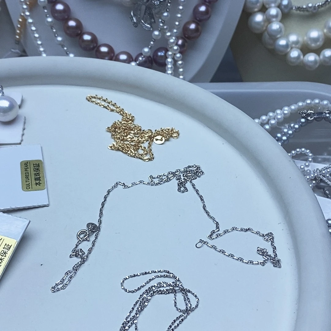 沫***达未镶嵌链淡水珍珠