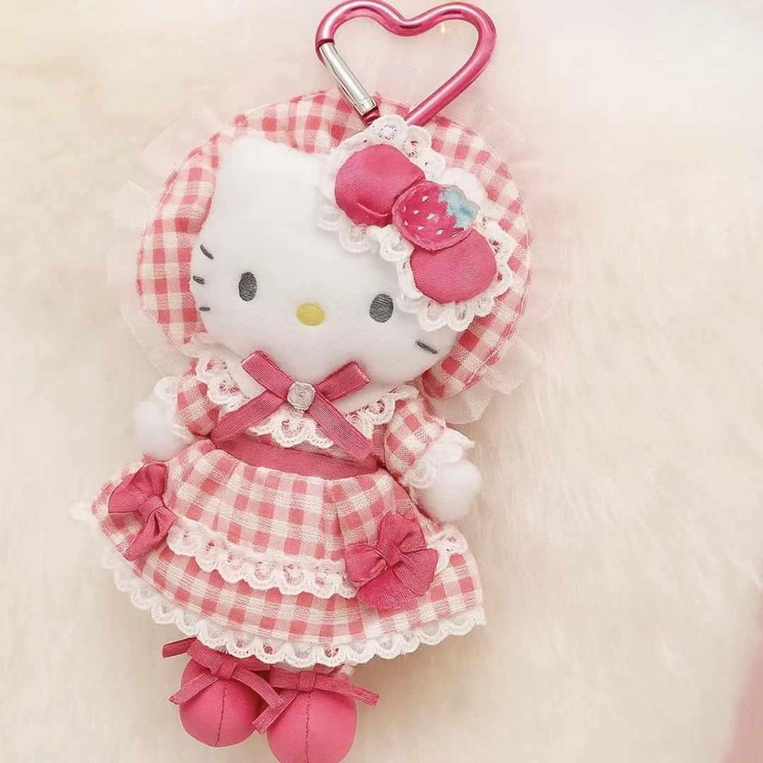 【大阪限定】HelloKitty 粉色洛丽塔长腿Kitty 潮玩挂件