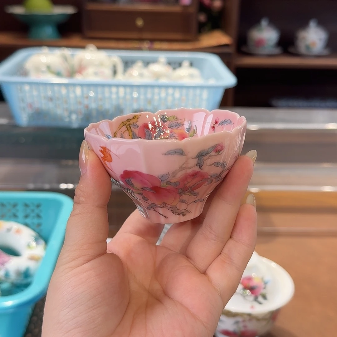 珐琅彩主人杯茶具套装