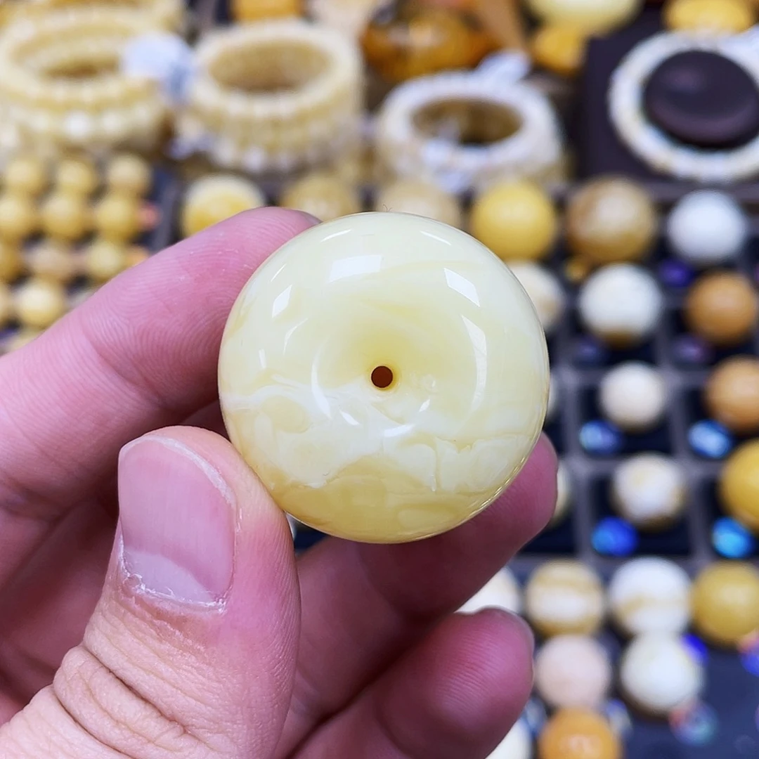 蜜蜡珠宝奇石未镶嵌快****.31mm*20.3mm｜扣子