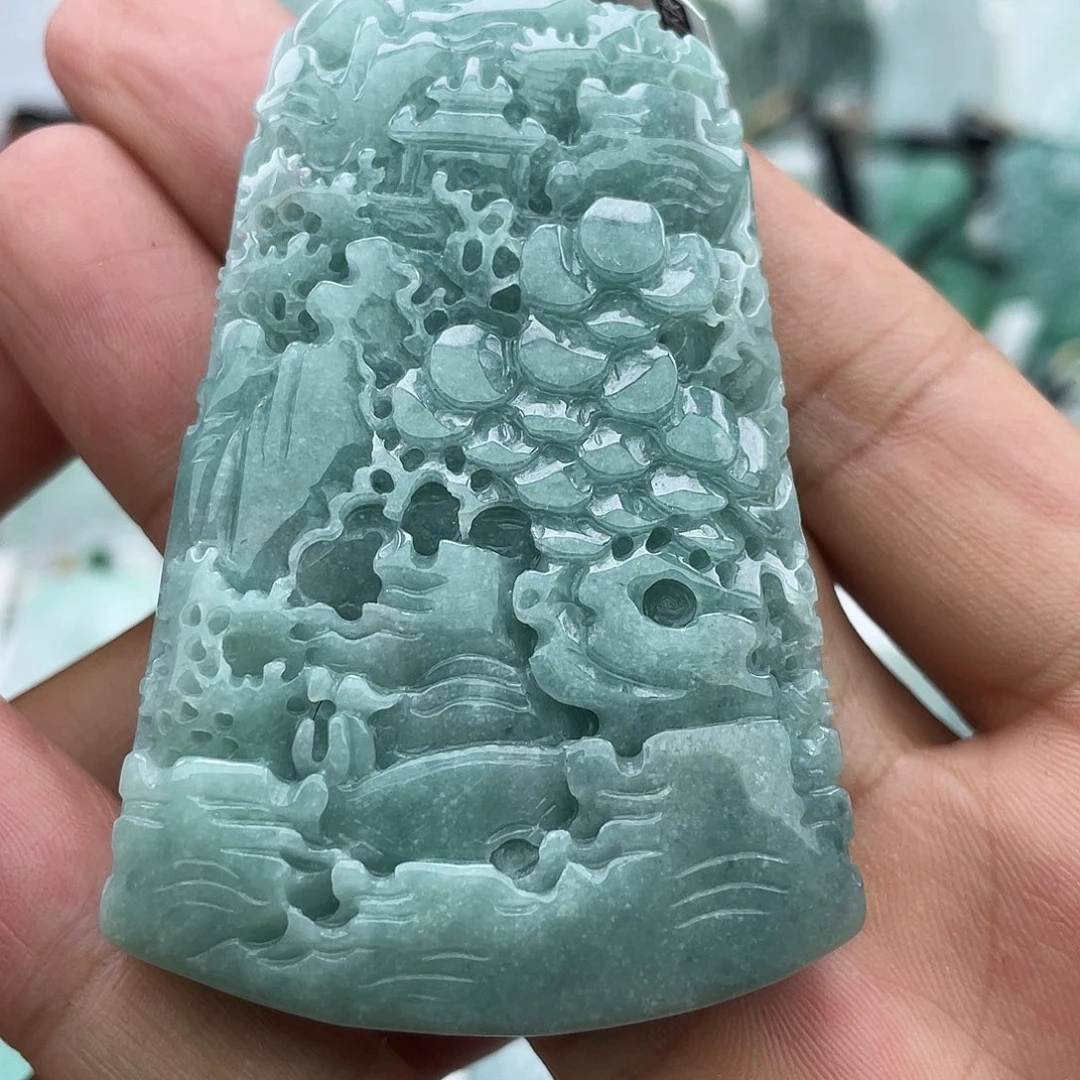 颈饰未镶嵌翡翠翡翠