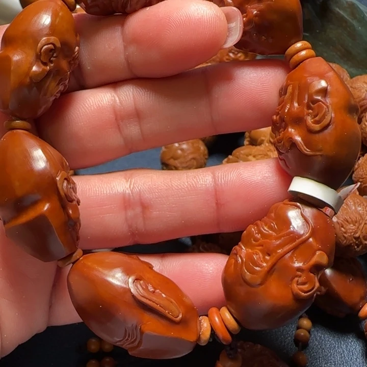 橄榄核手串七星罗汉
