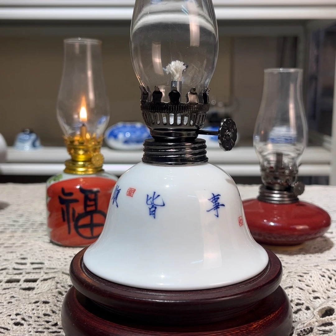 摆件景德镇陶瓷香薰灯