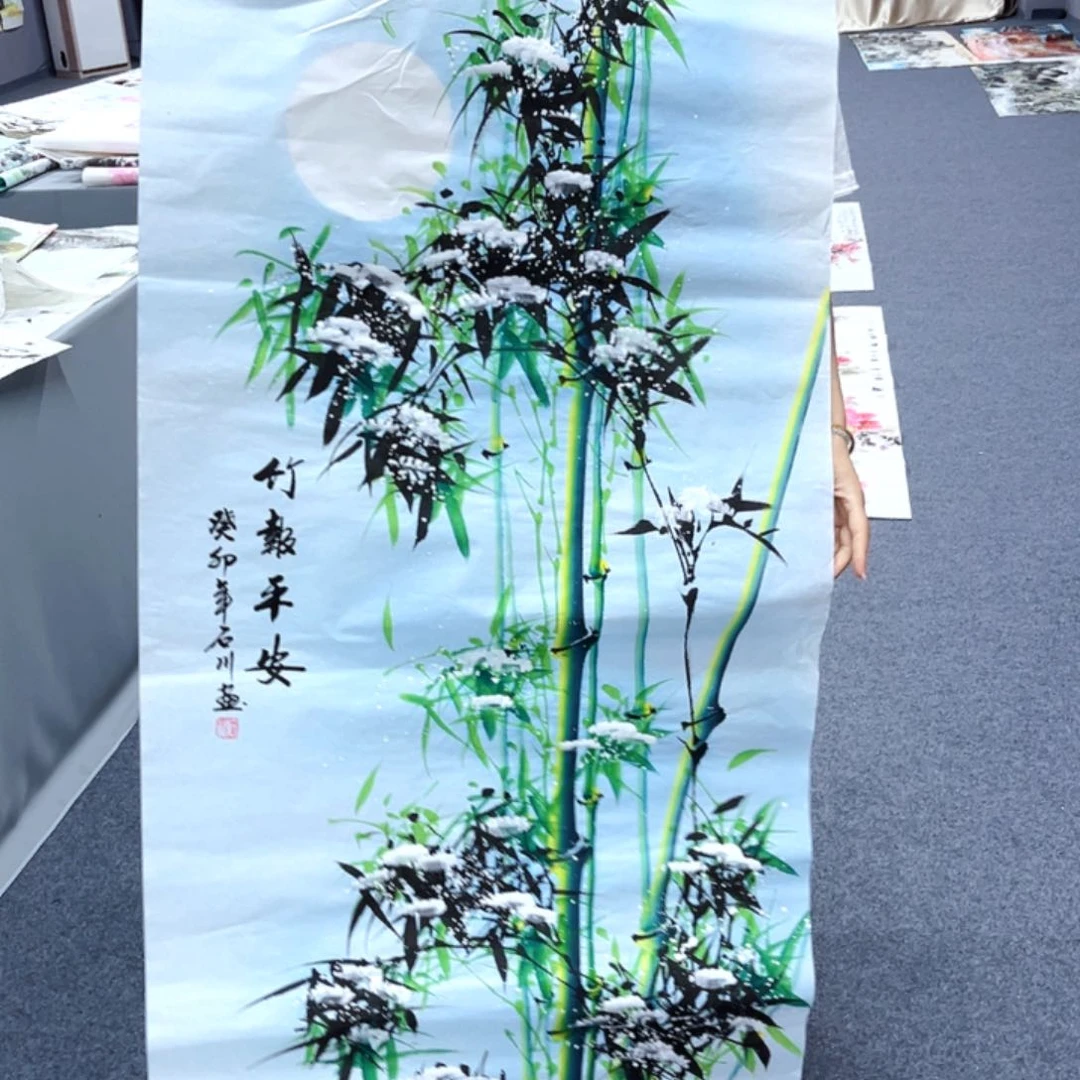国画国画老师手绘作品