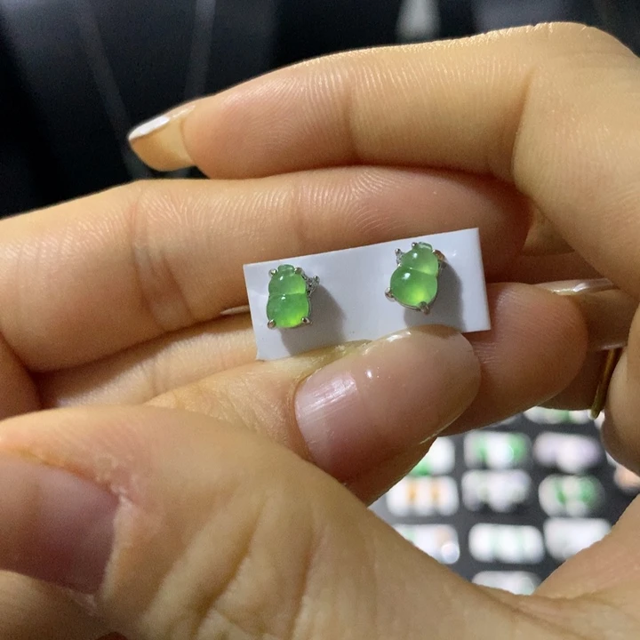 翡翠银S925镶嵌戒指