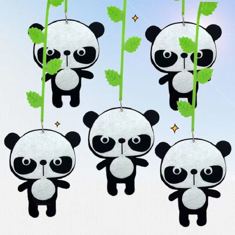 幼儿园环创装饰品 教室走廊挂饰装饰品商场店铺橱窗装扮熊猫吊饰