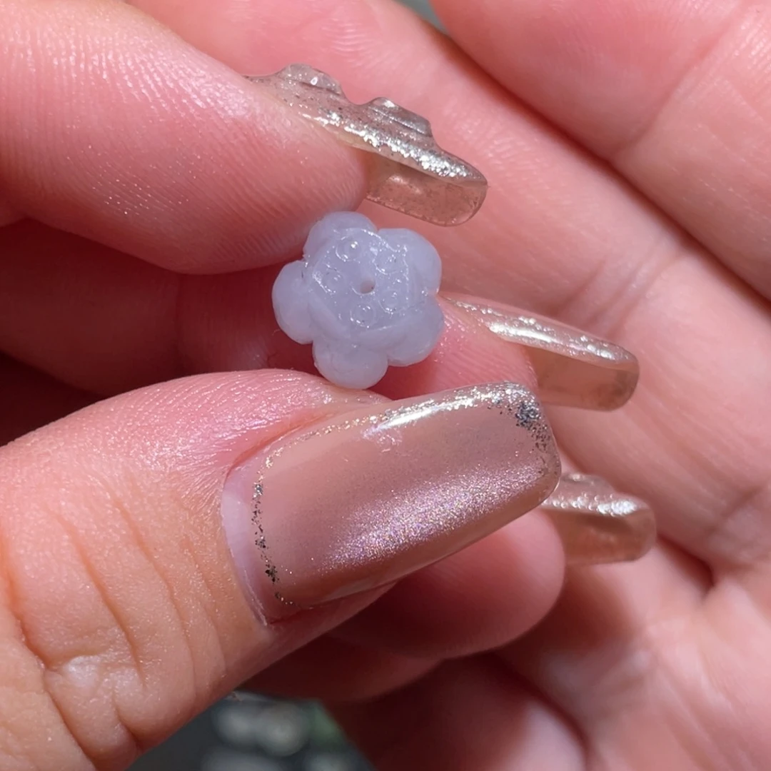 定制翡翠未镶嵌莲花珠11×8.6