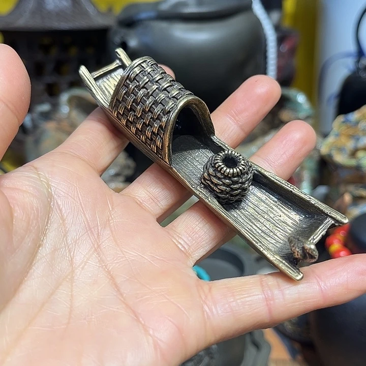 蜜安罐瓷香炉锡茶则