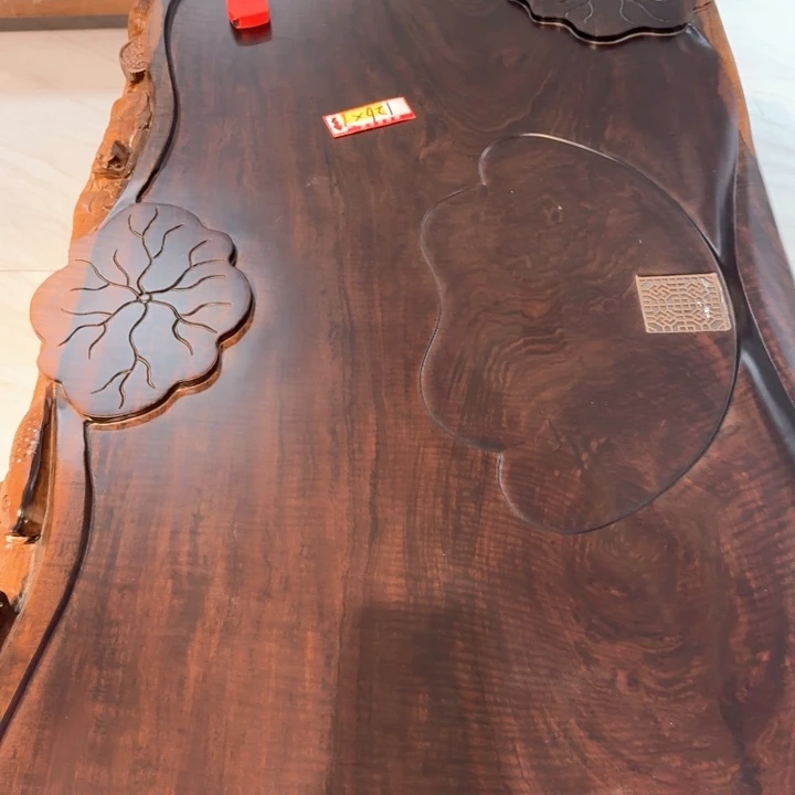 用****6正品黑檀木实木茶盘