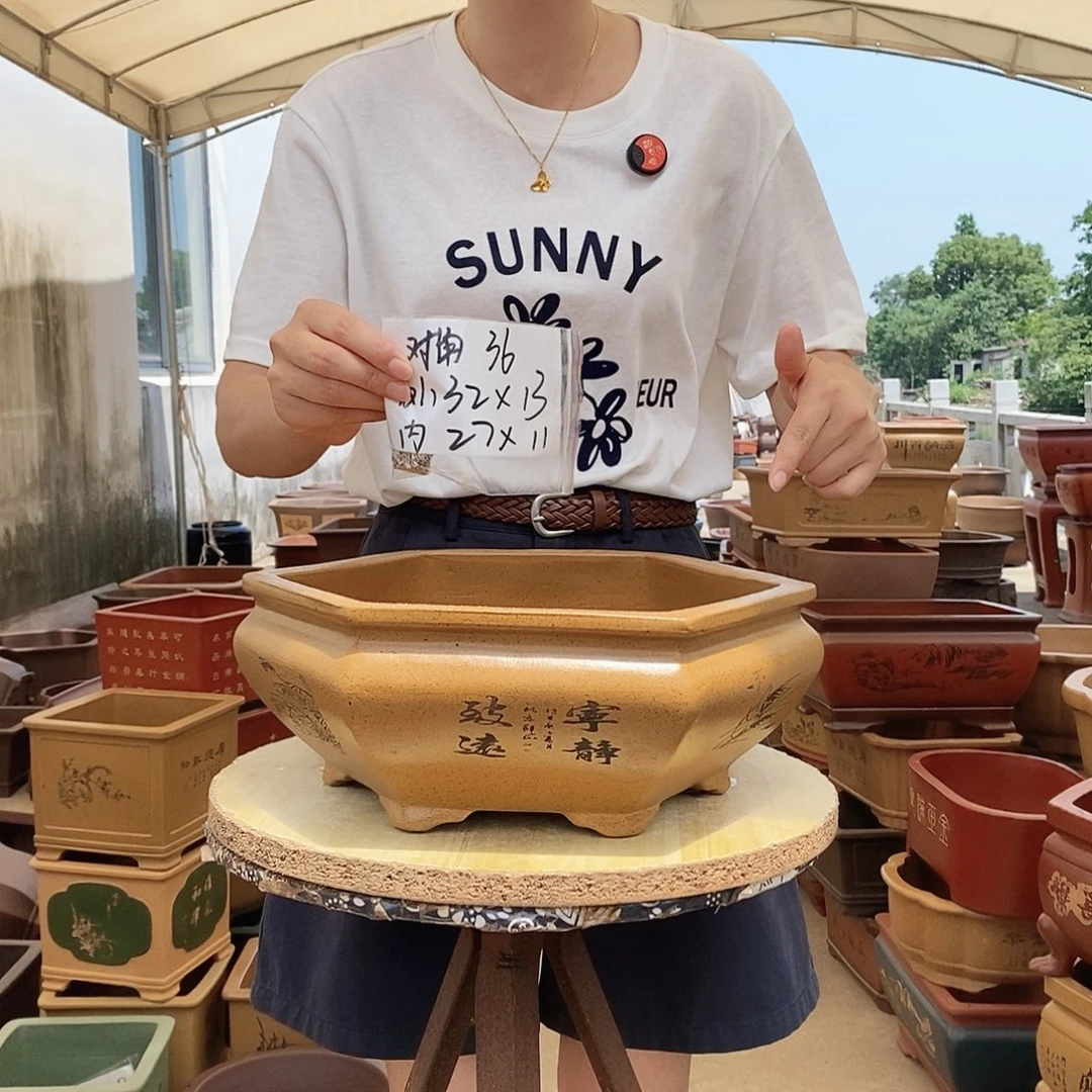 紫砂花盆紫砂花盆