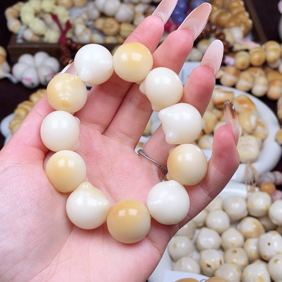 吊坠白玉菩提成品c