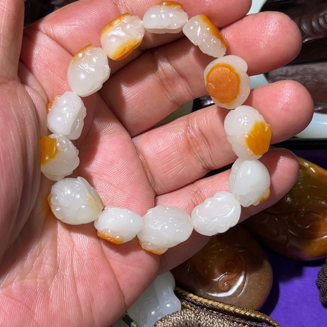 和田玉挂件未镶嵌古*