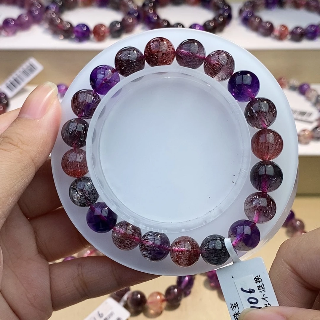 未镶嵌水晶手链黑加仑9