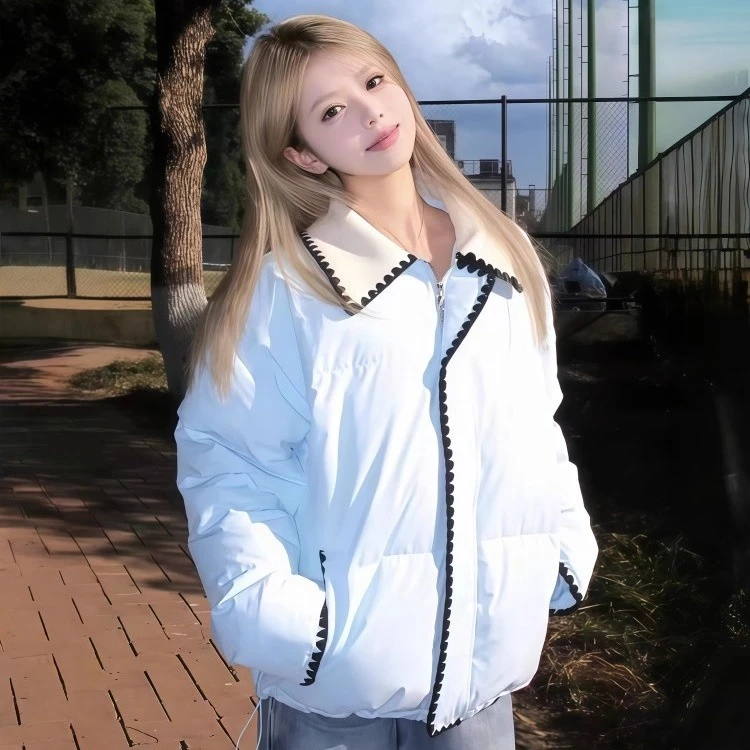 衣棉服女2025年新款日系学生设计感小众棉袄小个子韩系外套短款