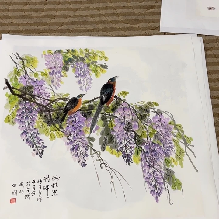 国画花鸟等多种鸟类的栖息地