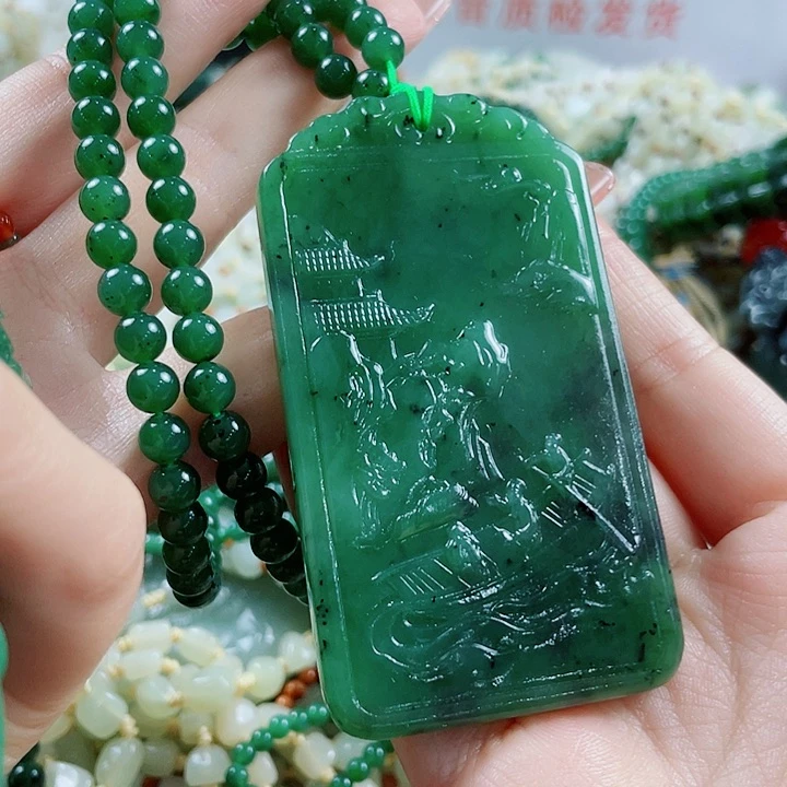 颈饰未镶嵌和田玉