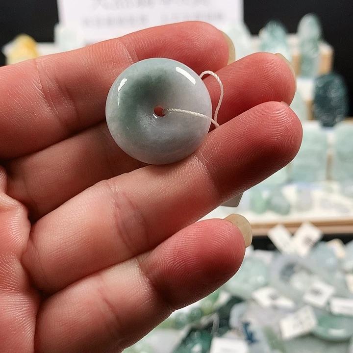吊坠(不含链)未镶嵌翡翠45平安扣