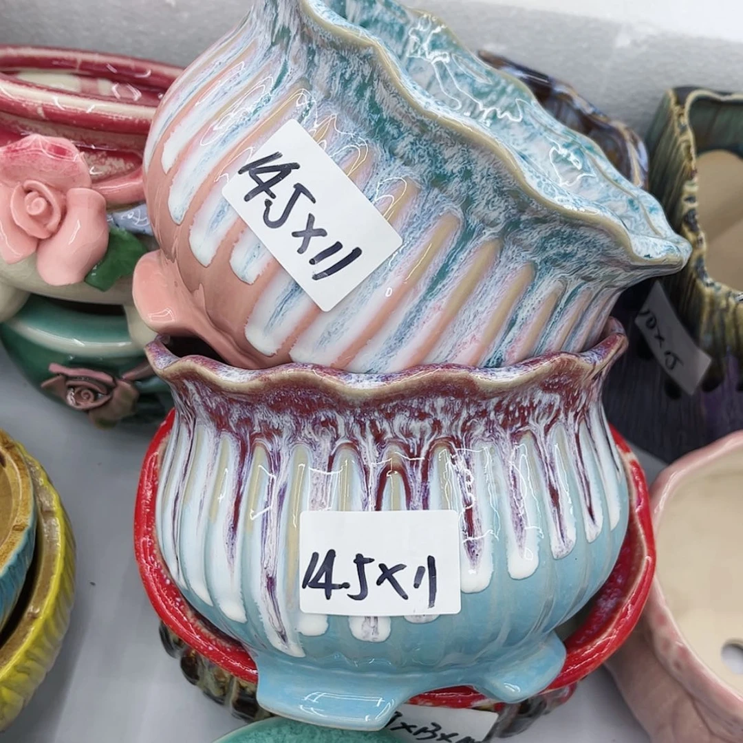 【闪购商品】陶瓷多肉绿植陶瓷花盆