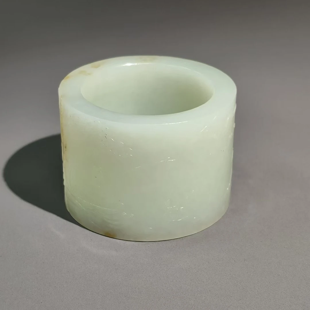 清代和田玉水盂