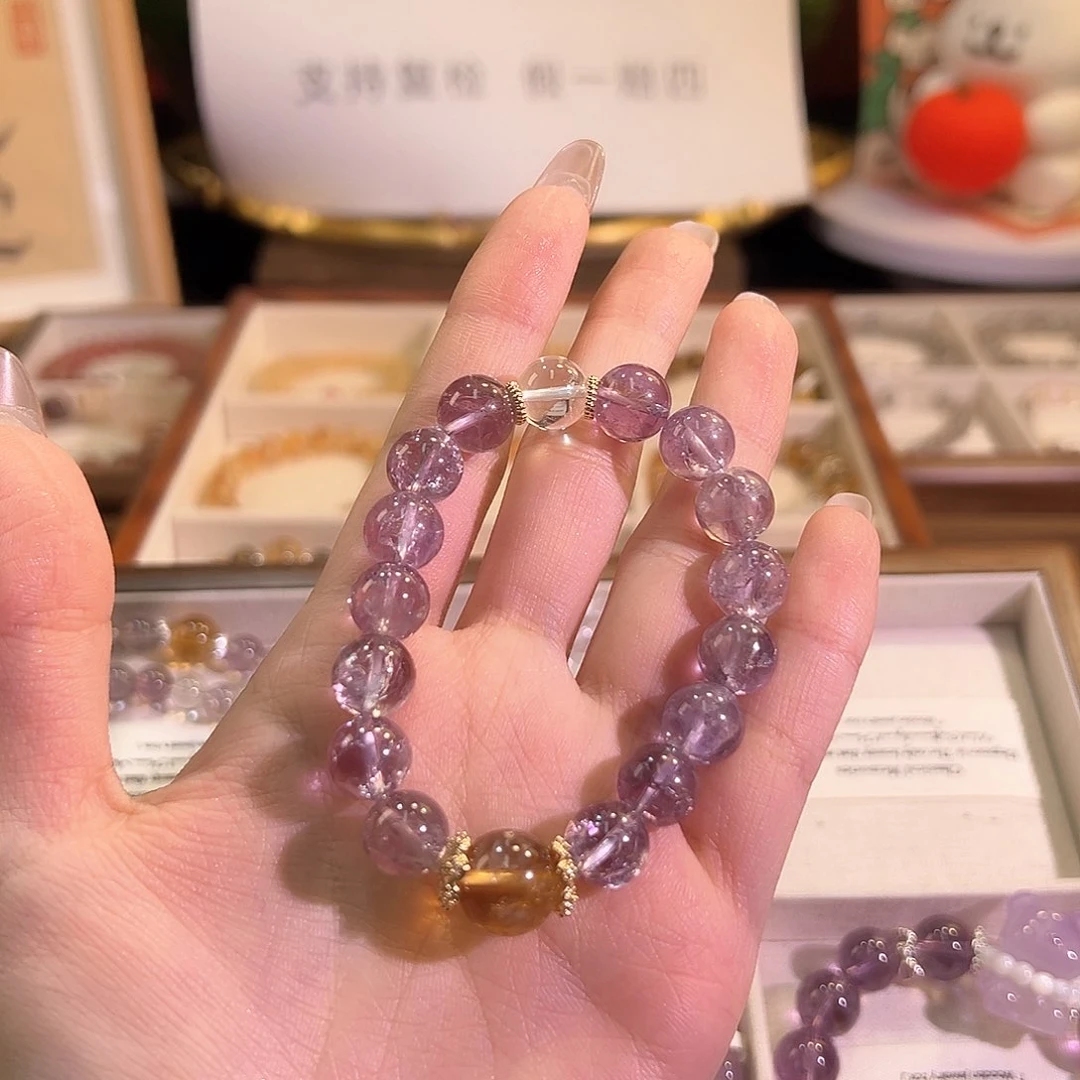 水晶手链未镶嵌紫水晶