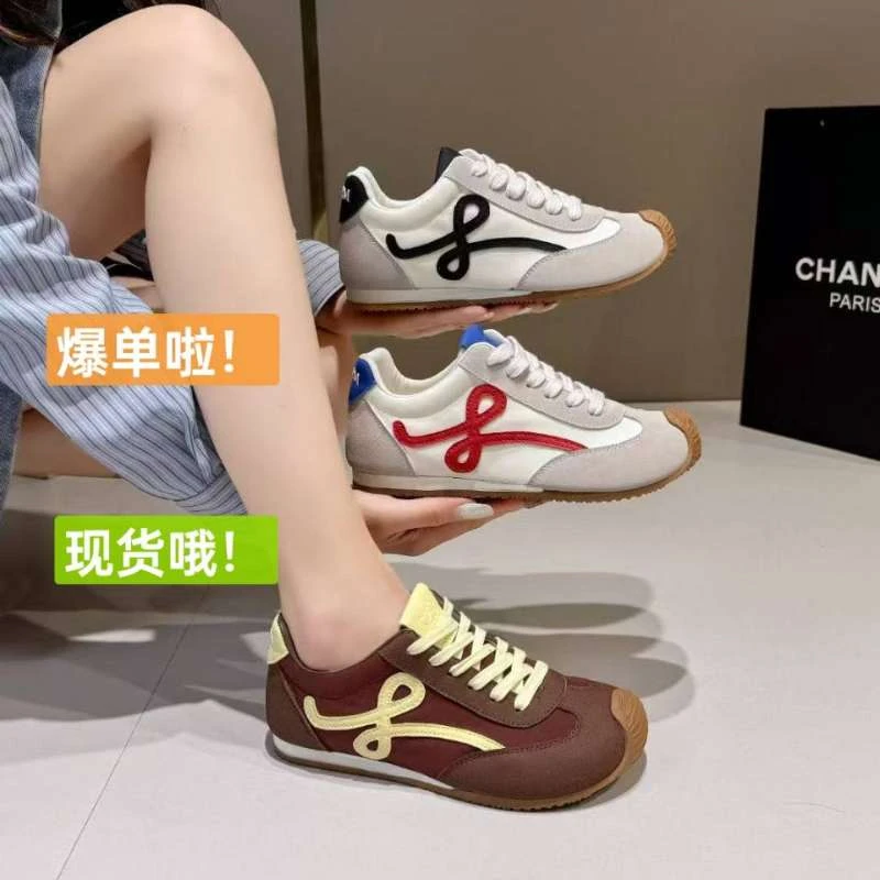 内增高德训鞋女运动休闲鞋复古厚底阿甘鞋学院风百搭