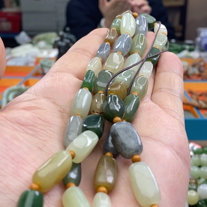 和田玉未镶嵌手链