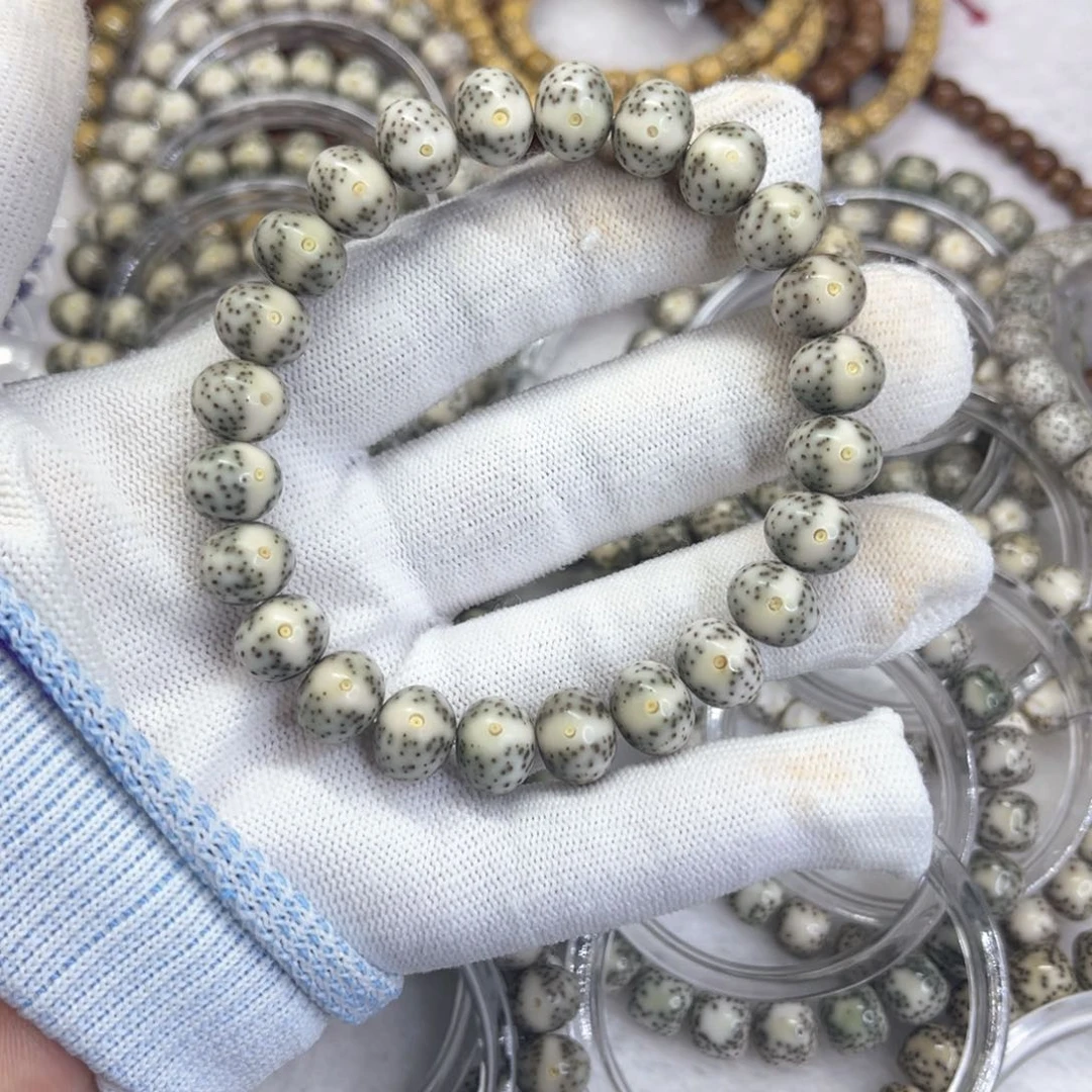 星月菩提手串顾*白跑道留白苹果