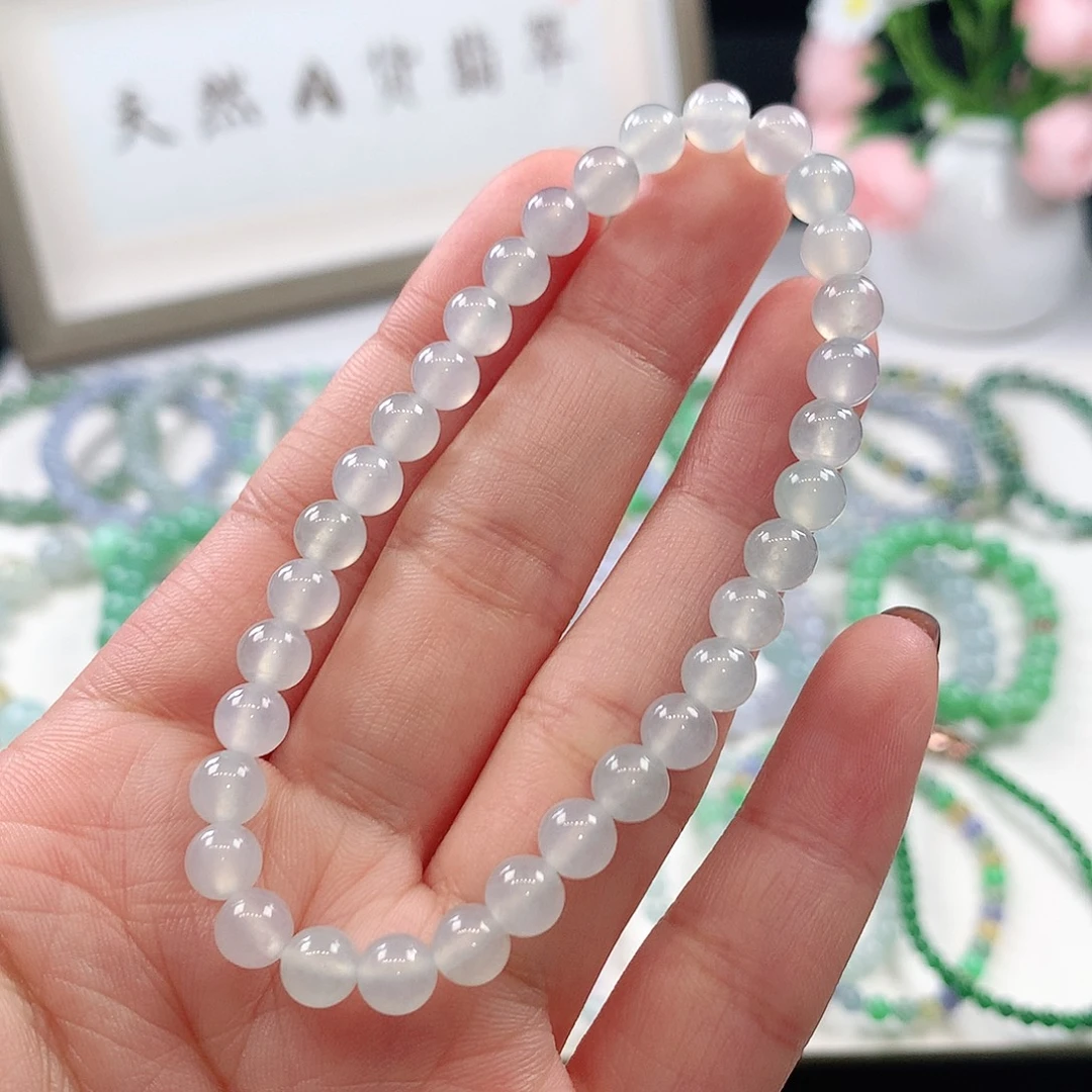 翡翠未镶嵌手链5.8mm