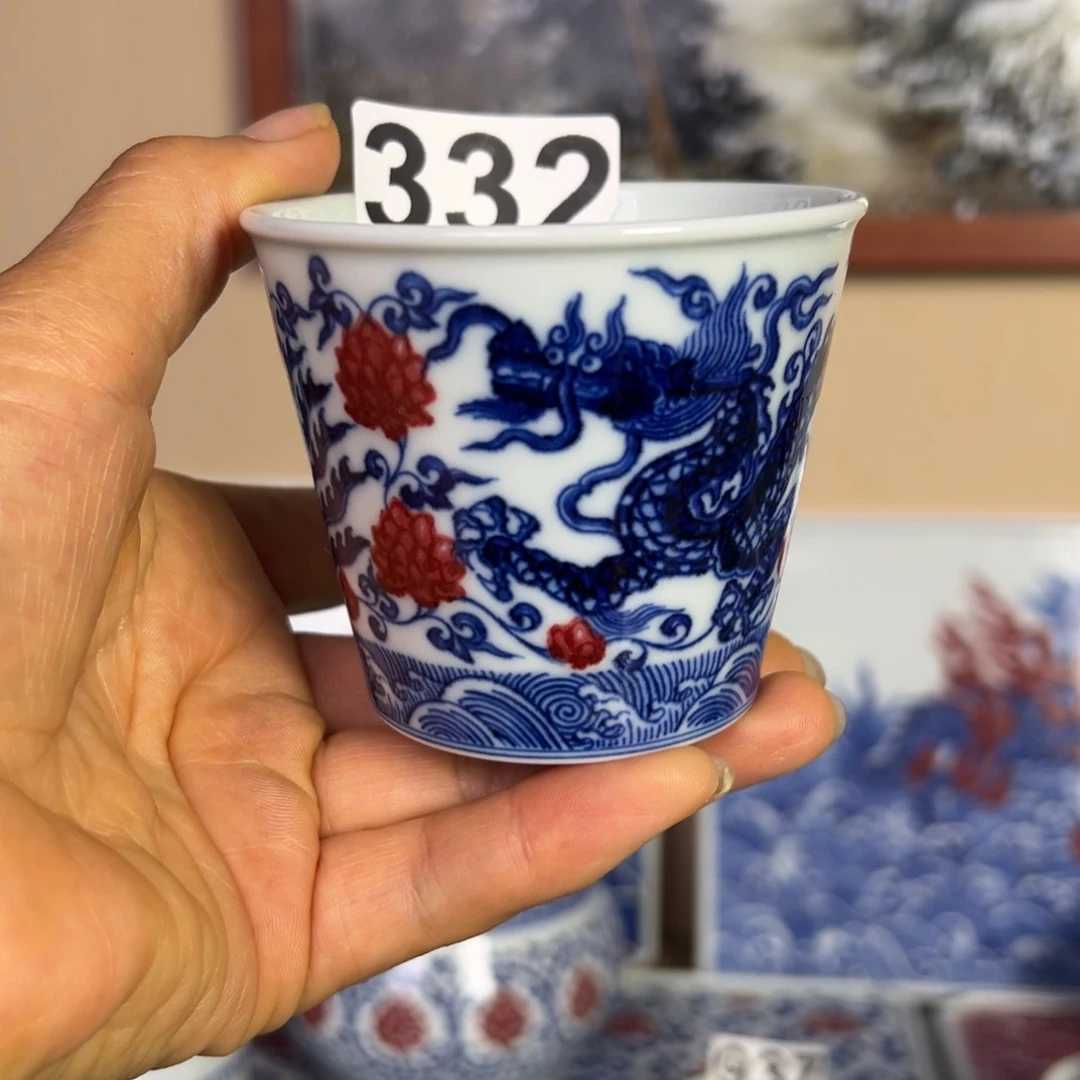现代瓷青花釉里红工艺