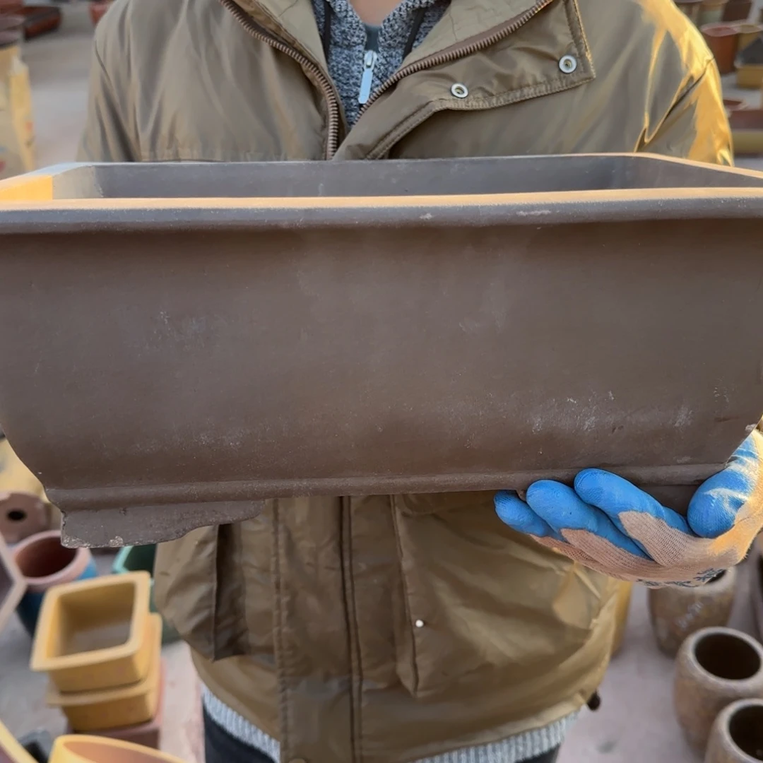 紫砂花盆口径33.23.13口径