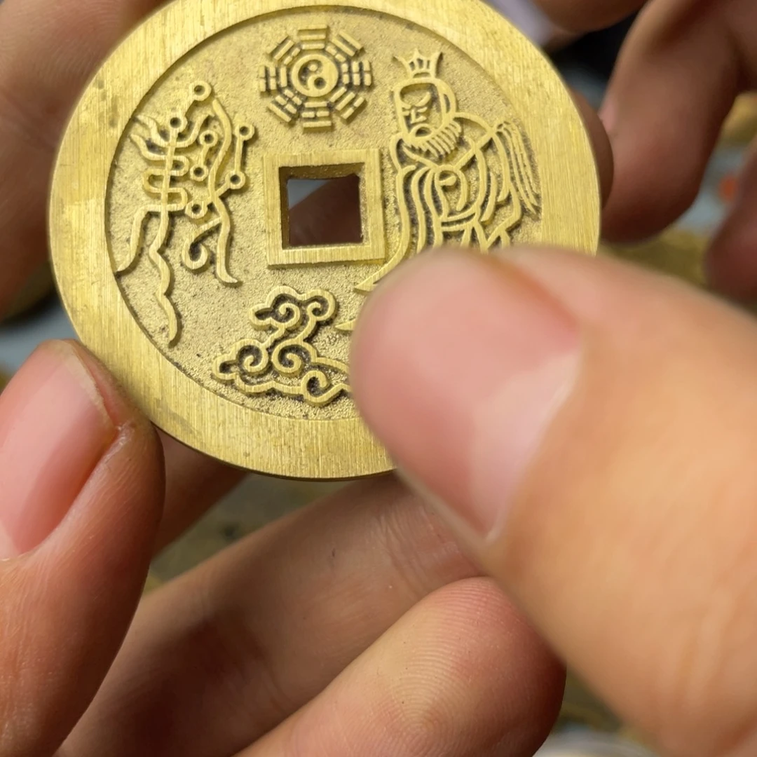 铜玄**弟现代仿制工艺文创铜币