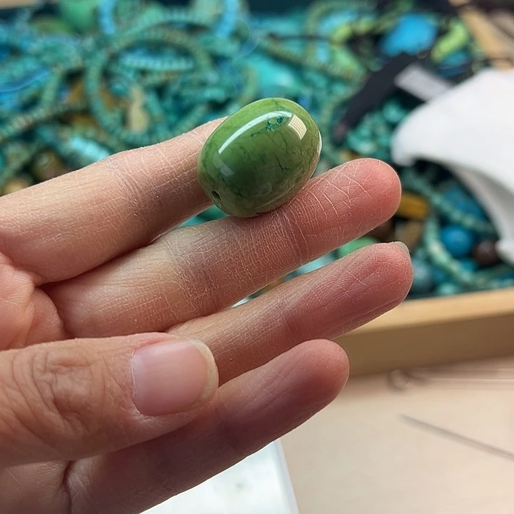 ****刘石材精工桶珠卡18.5
