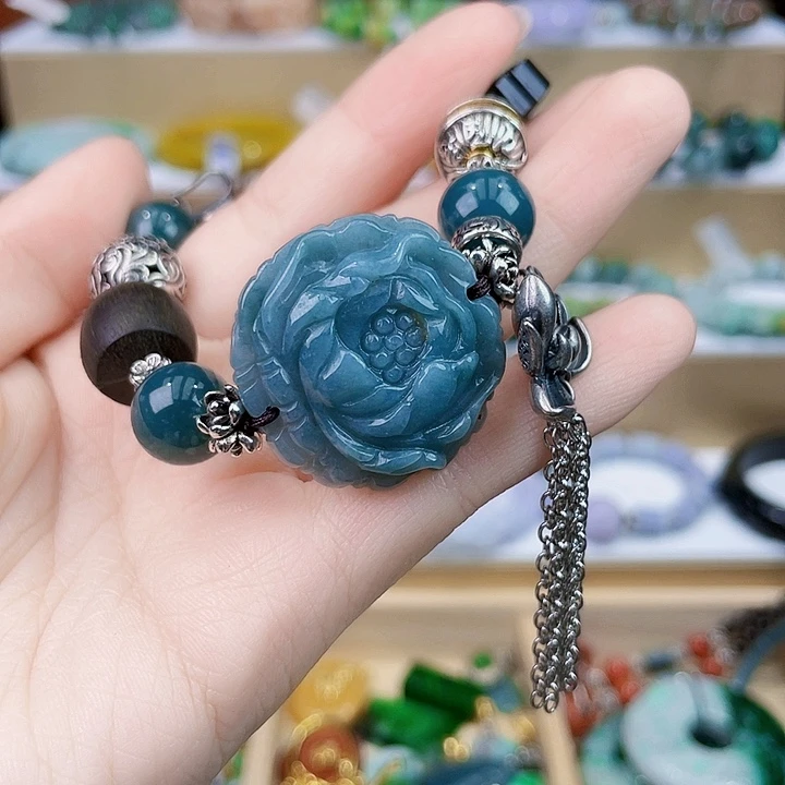 翡翠未镶嵌手链手链