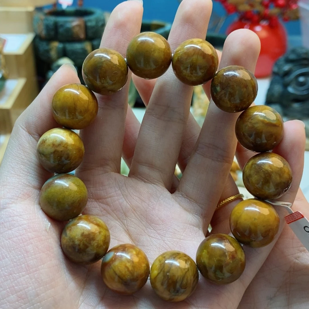 透闪石质玉手串未镶嵌