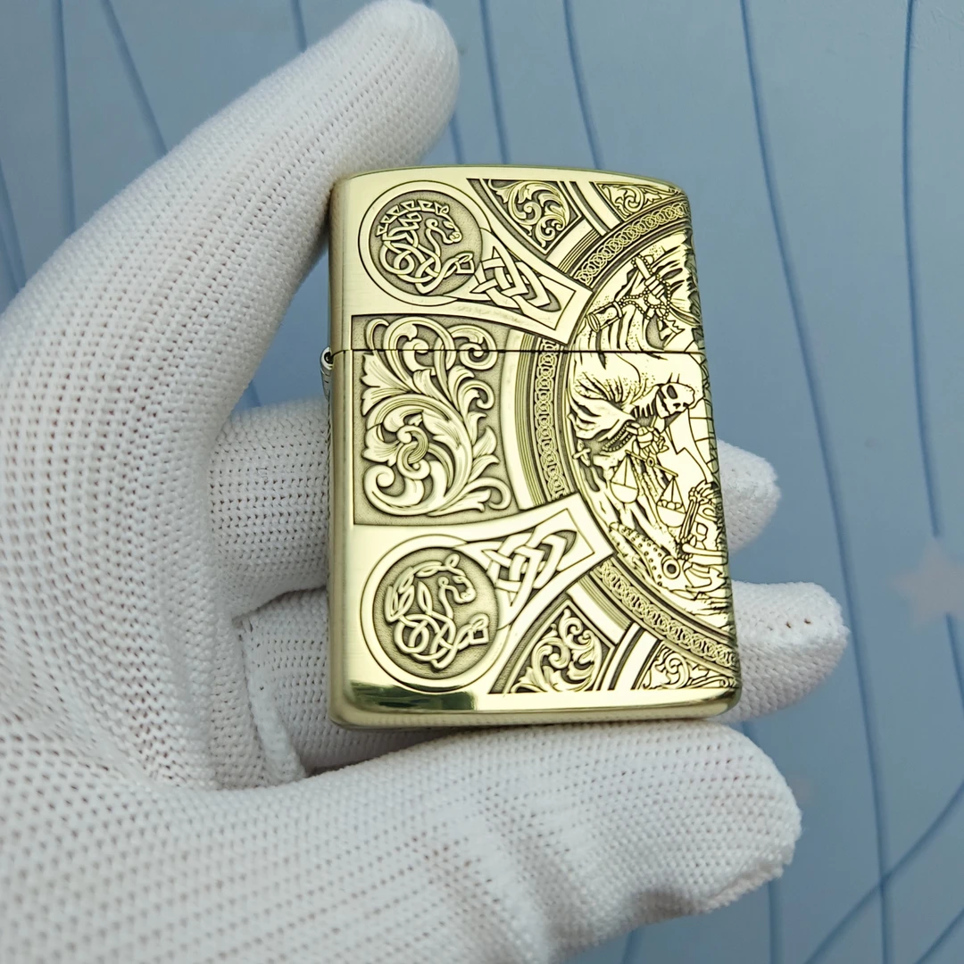 【天启四骑士】ZORRO佐罗，902S盔甲浮雕，煤油打火机，个性创意防风