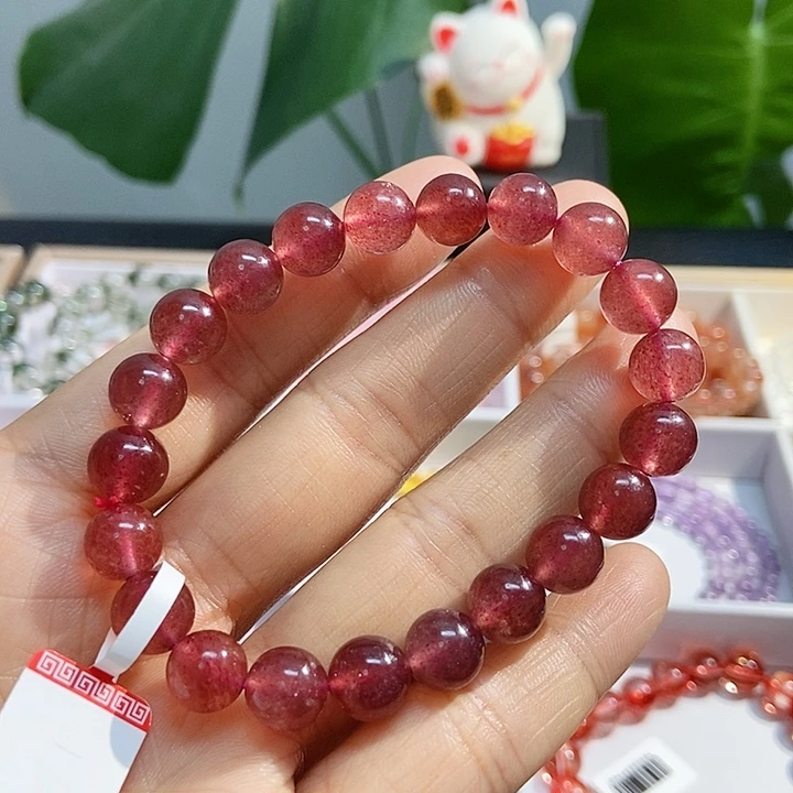 水晶手链未镶嵌草莓晶