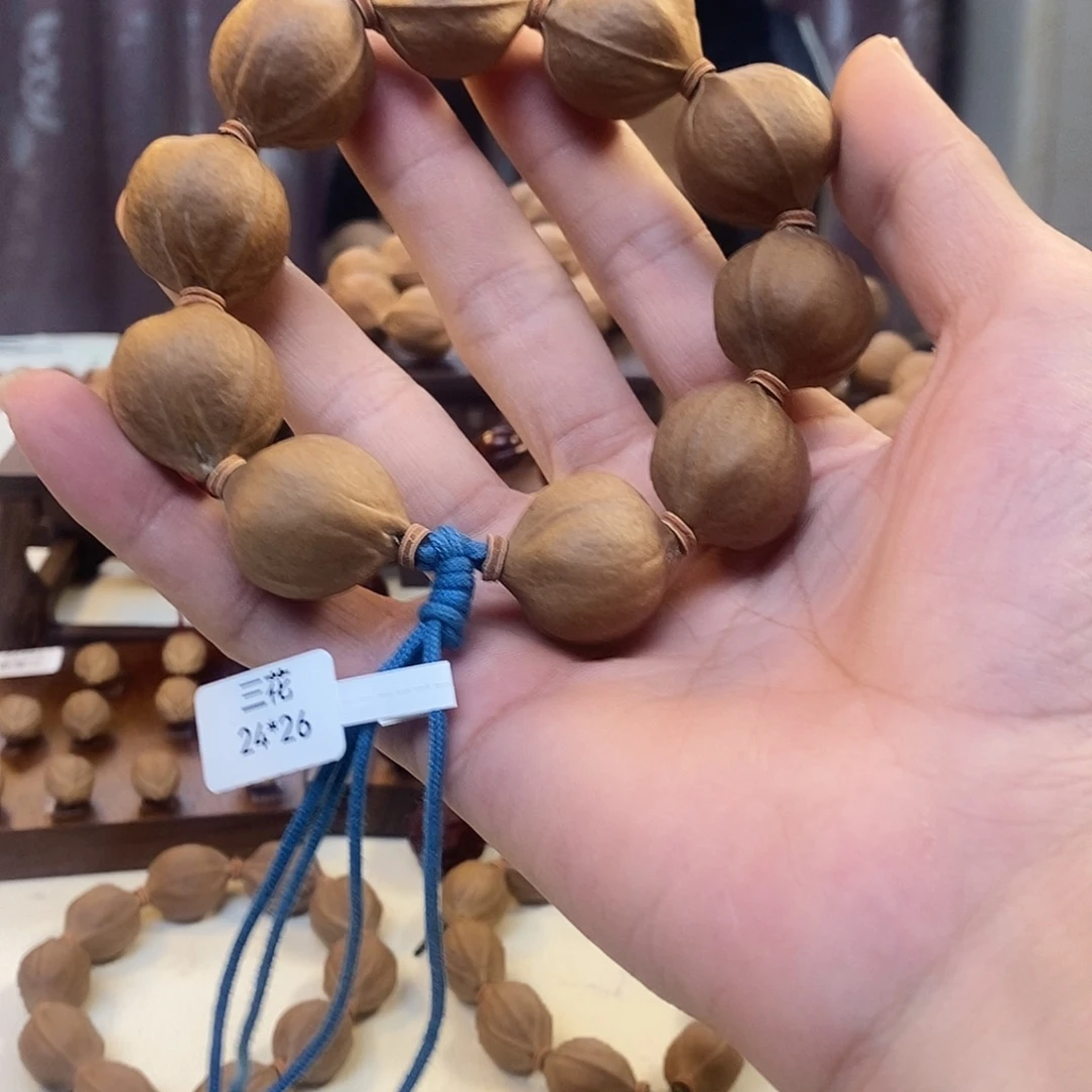 老****橄榄核手串/手链三花24_26