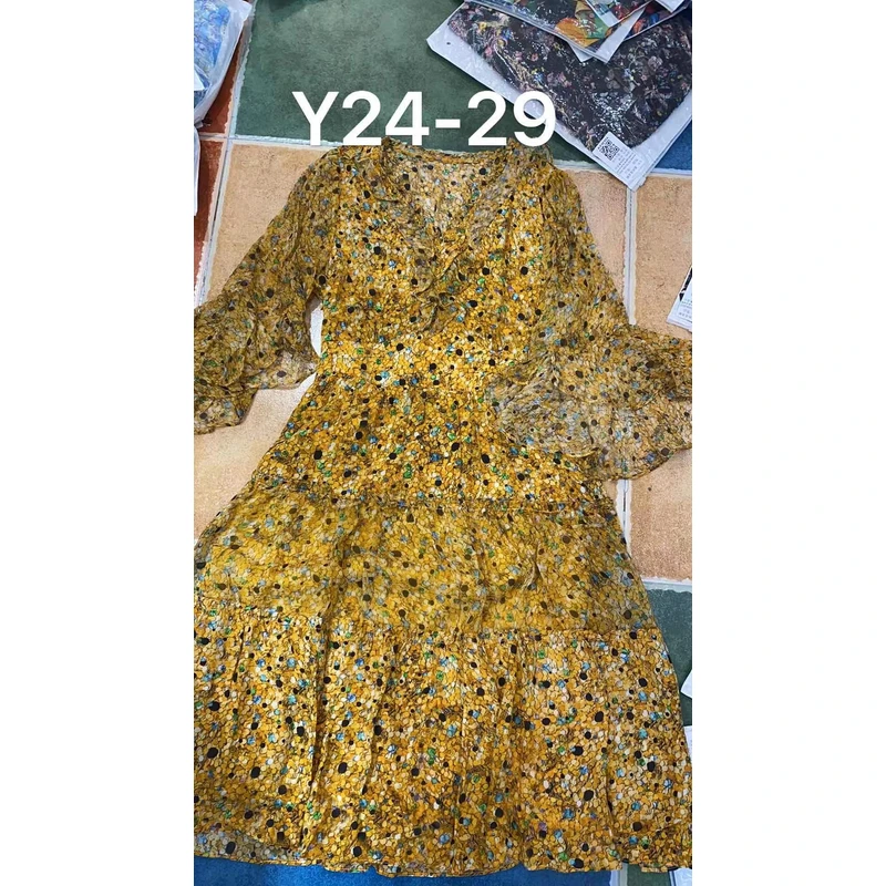 【2024-禾枫表弟】重磅100桑蚕丝连衣裙Y24-29