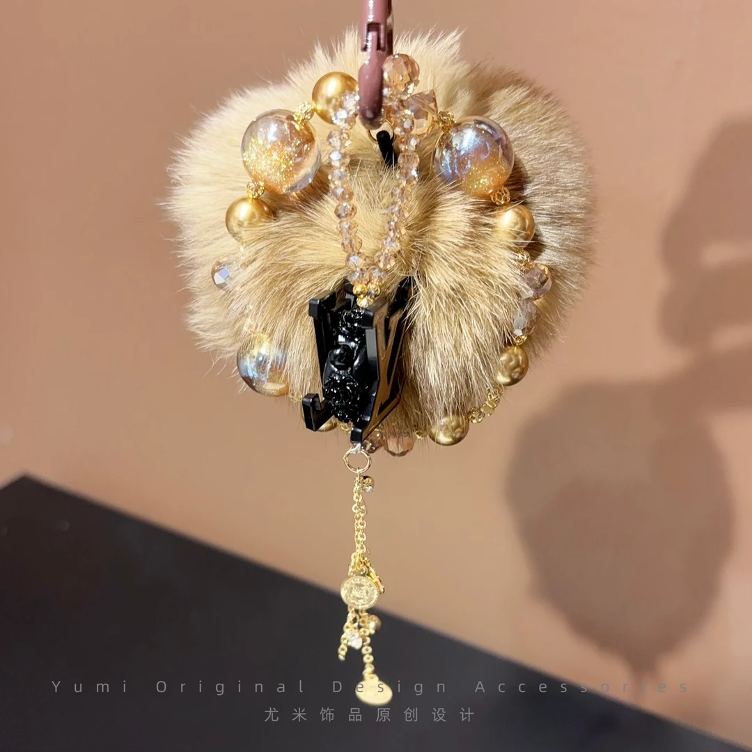 尤米原创设计手机链高端女款防丢手机挂链绳节日百搭礼物L3047